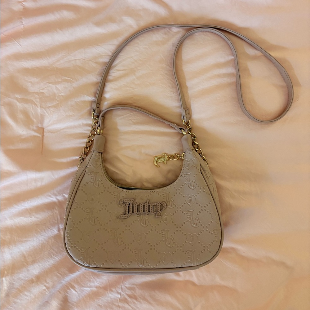 Juicy Couture Pink and Black Logo Bag